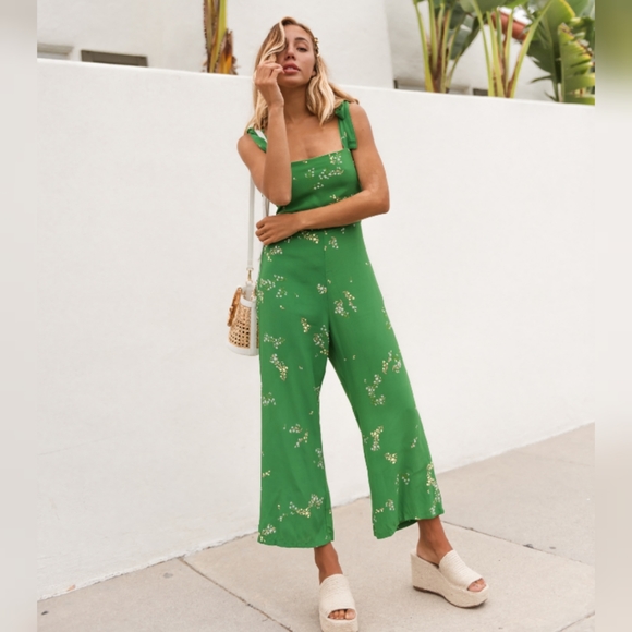 Faithfull the Brand Pants - FAITHFULL THE BRAND Elsa Jumpsuit Myrtille Floral